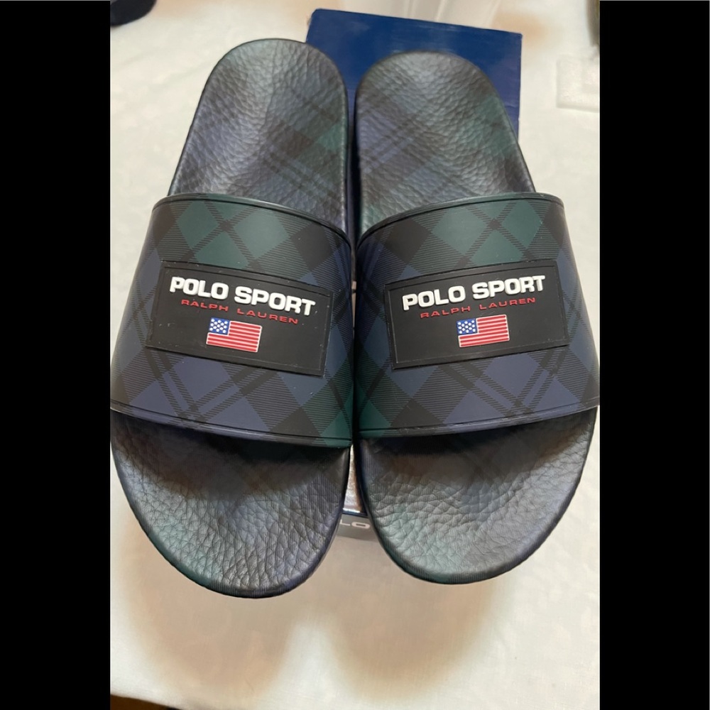Size 14 new in box Polo Slides